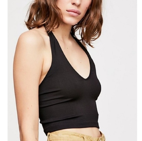 Free People Tops - 💥Free People Good Time Haulter Crop Top